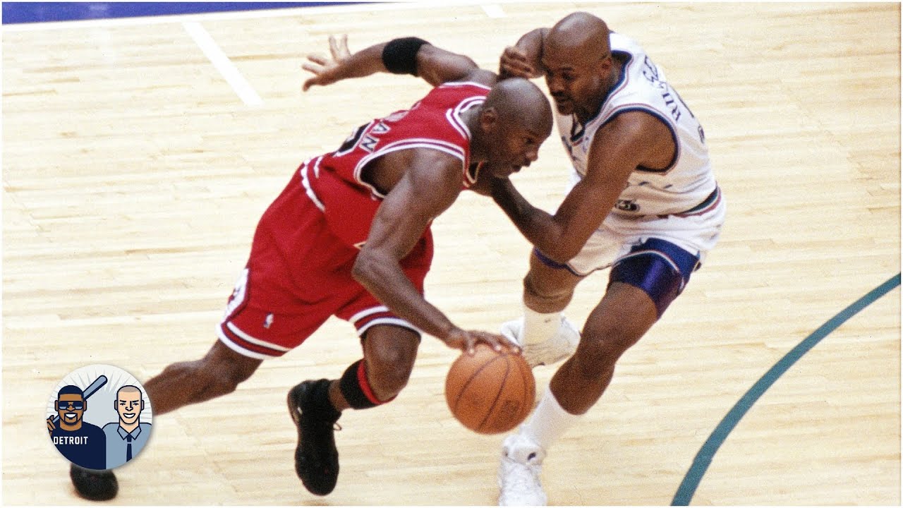 Did Michael Jordan push off Bryon Russell on 'The Last Shot?' | Jalen & Jacoby Aftershow
